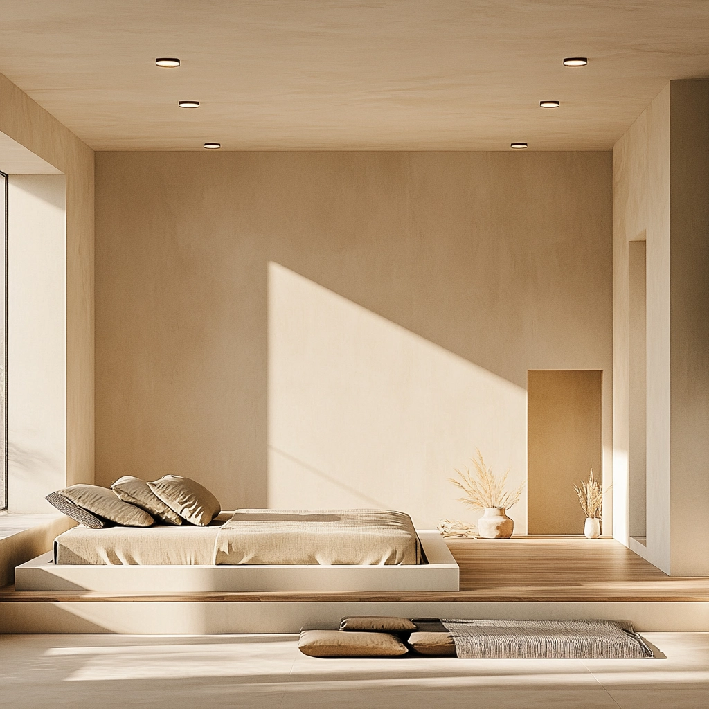 beige walls bedroom 15