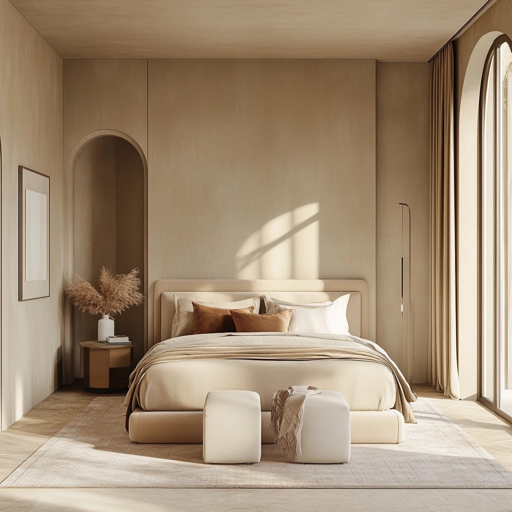 beige walls bedroom 39