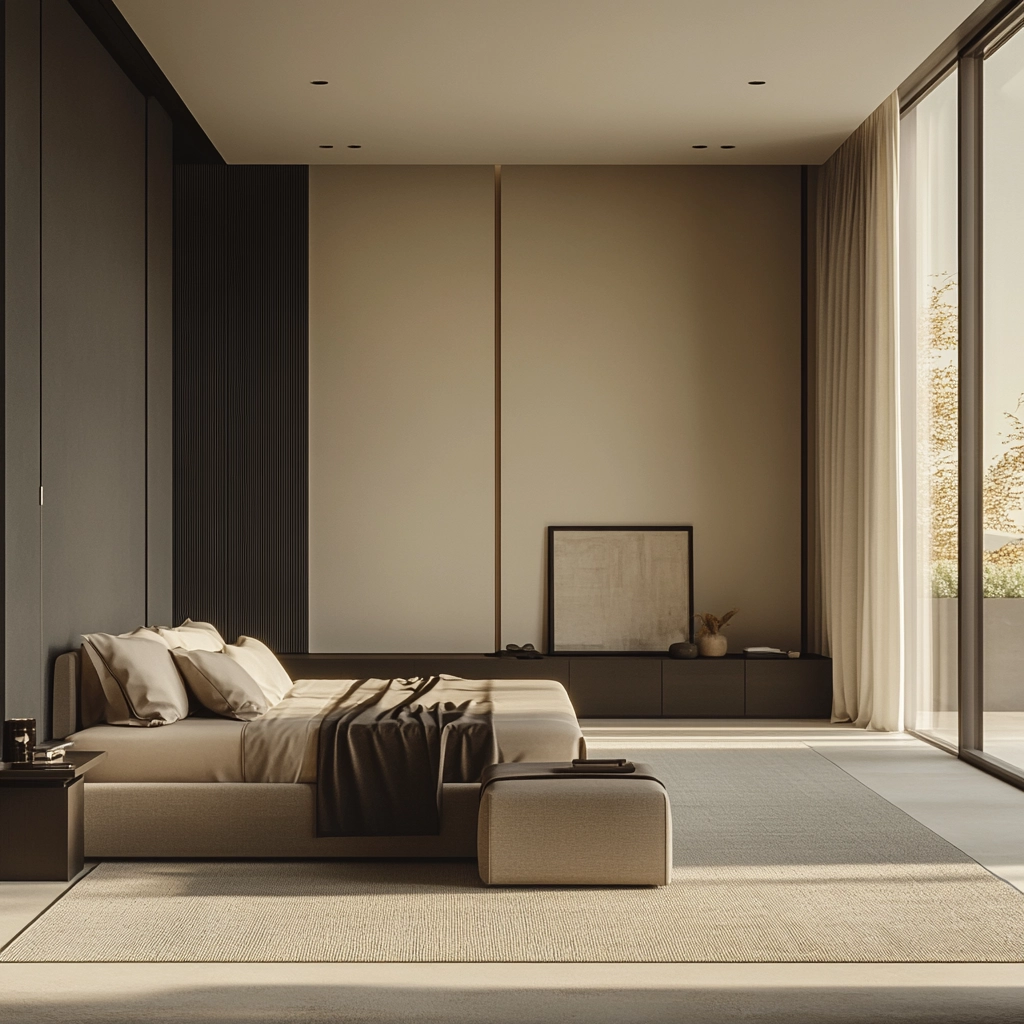 beige walls bedroom 75