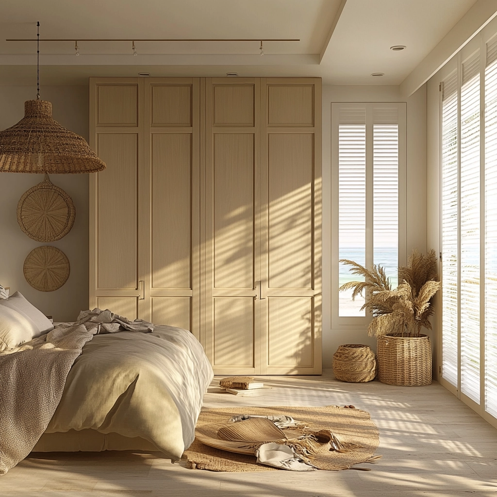 beige wardrobe bedroom 26