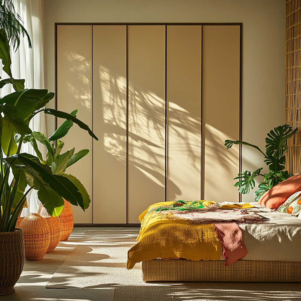 beige wardrobe bedroom 34