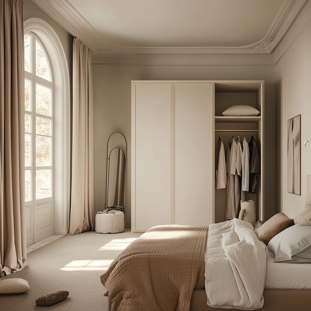 beige wardrobe bedroom 61