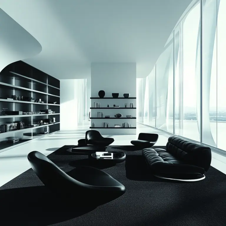 black and white carpet living room 1
