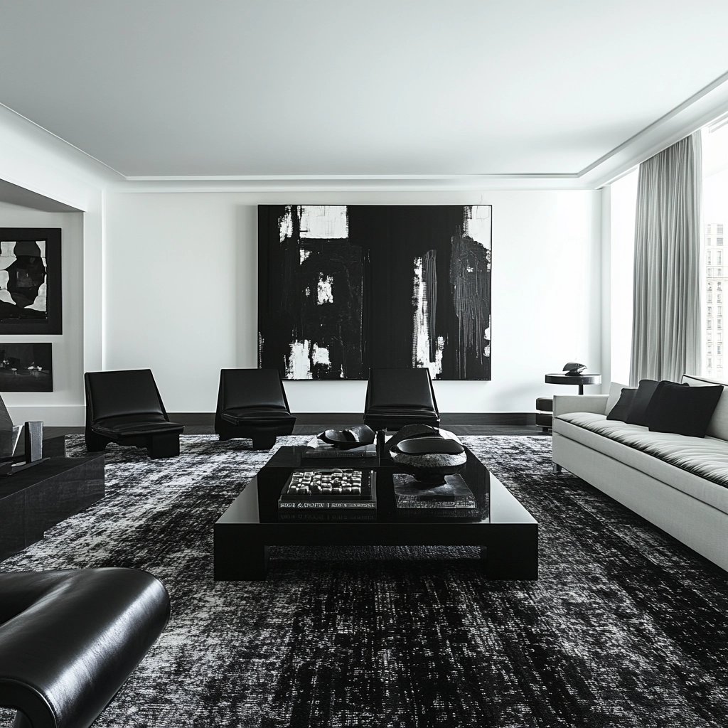 black and white carpet living room 28