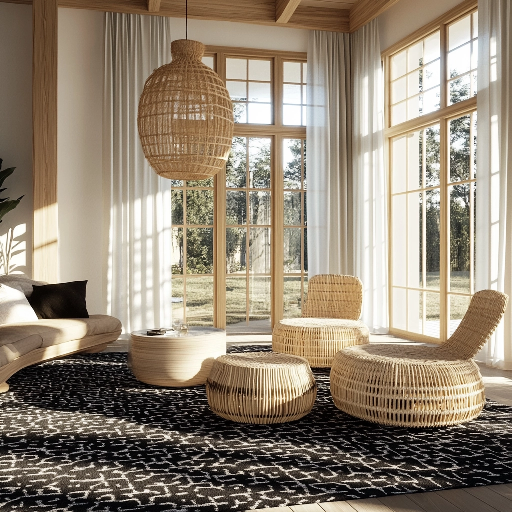 black and white carpet living room 36