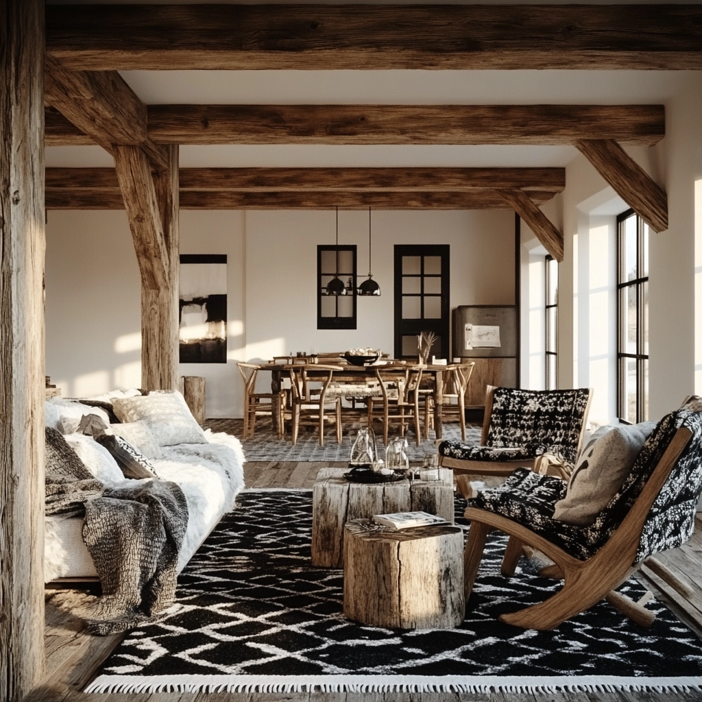 black and white carpet living room 50