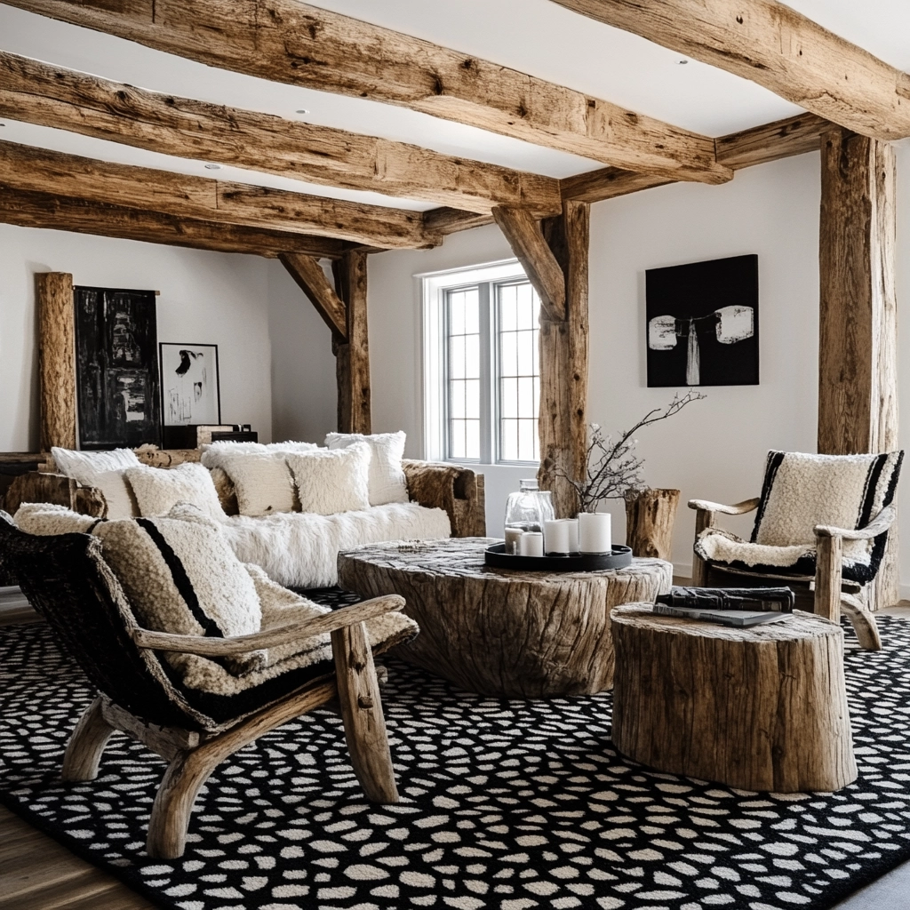 black and white carpet living room 51