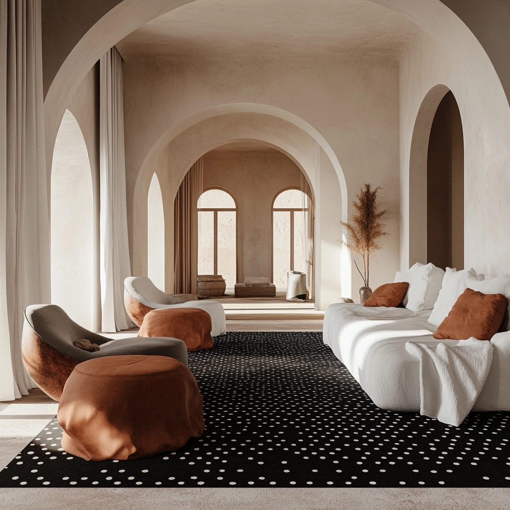 black and white carpet living room 59