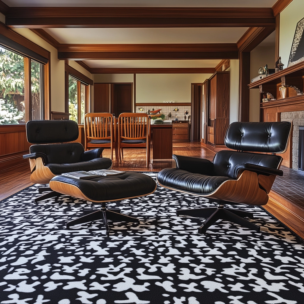 black and white carpet living room 68