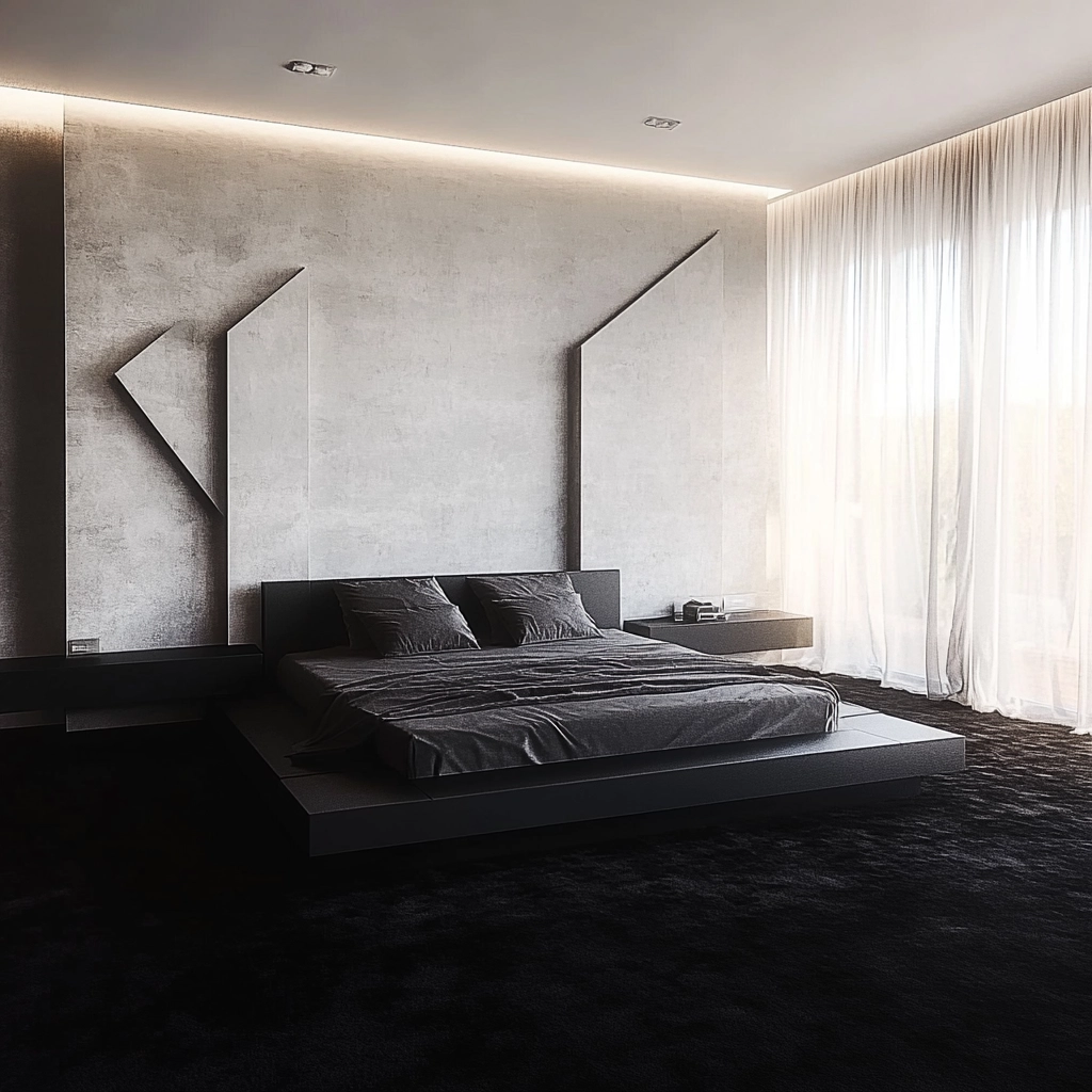 black carpet bedroom 1