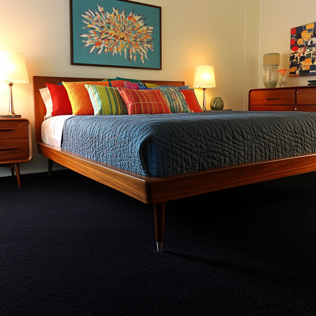 black carpet bedroom 17