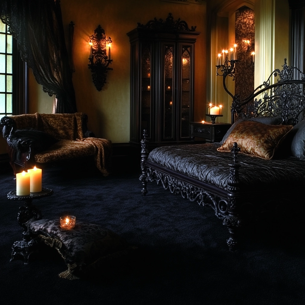black carpet bedroom 42