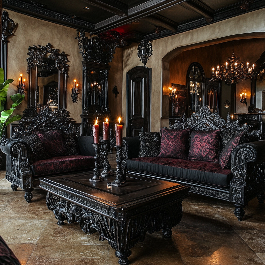 black carpet living room 45