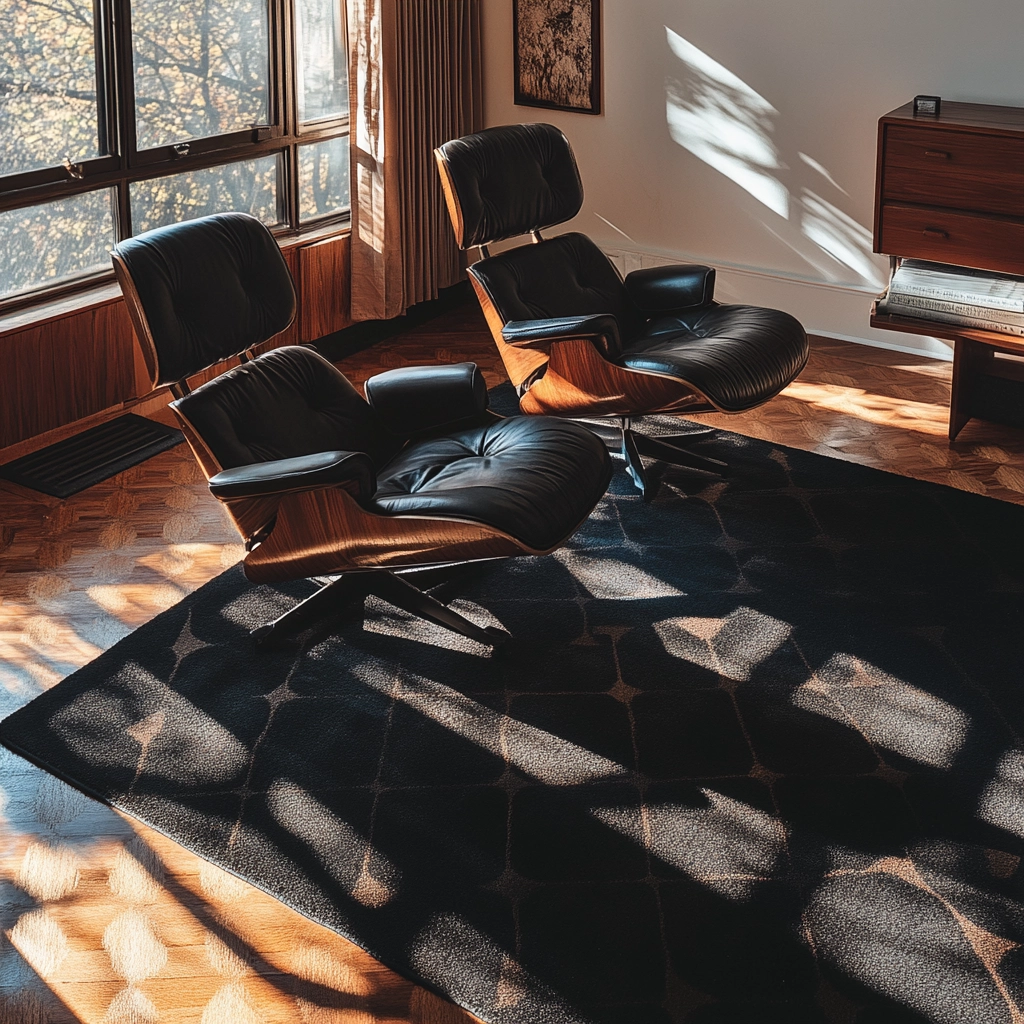 black rug bedroom 17