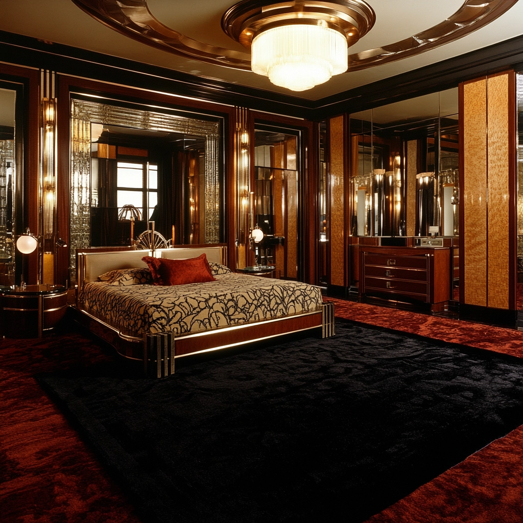black rug bedroom 21