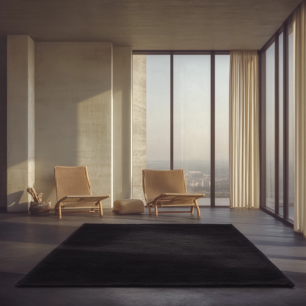 black rug bedroom 27