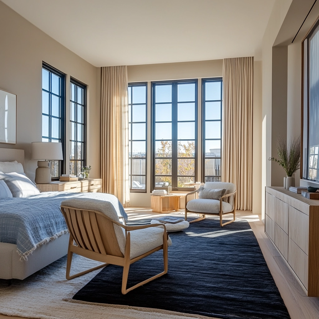 black rug bedroom 44
