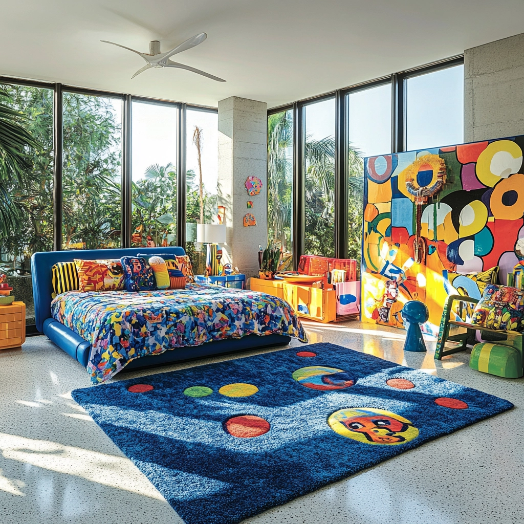 blue bedroom rug 45