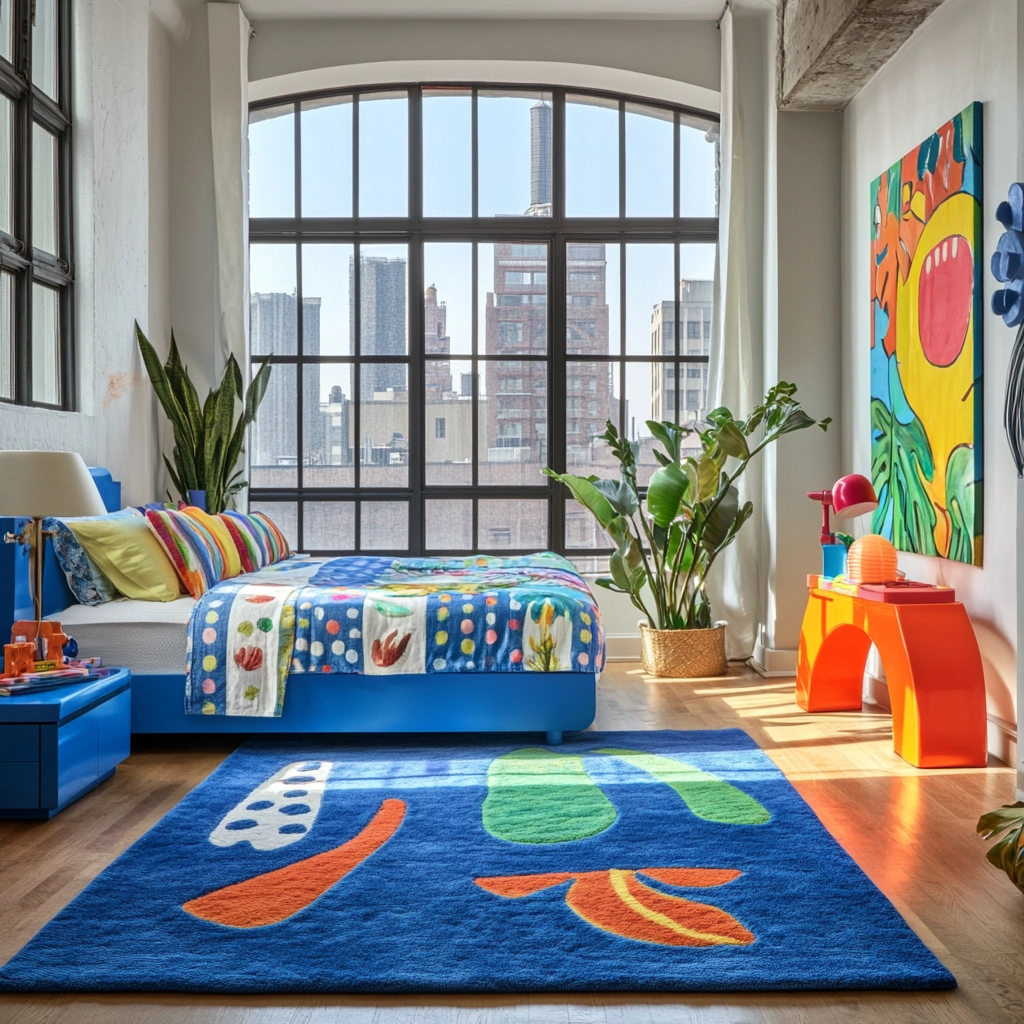 blue bedroom rug 47