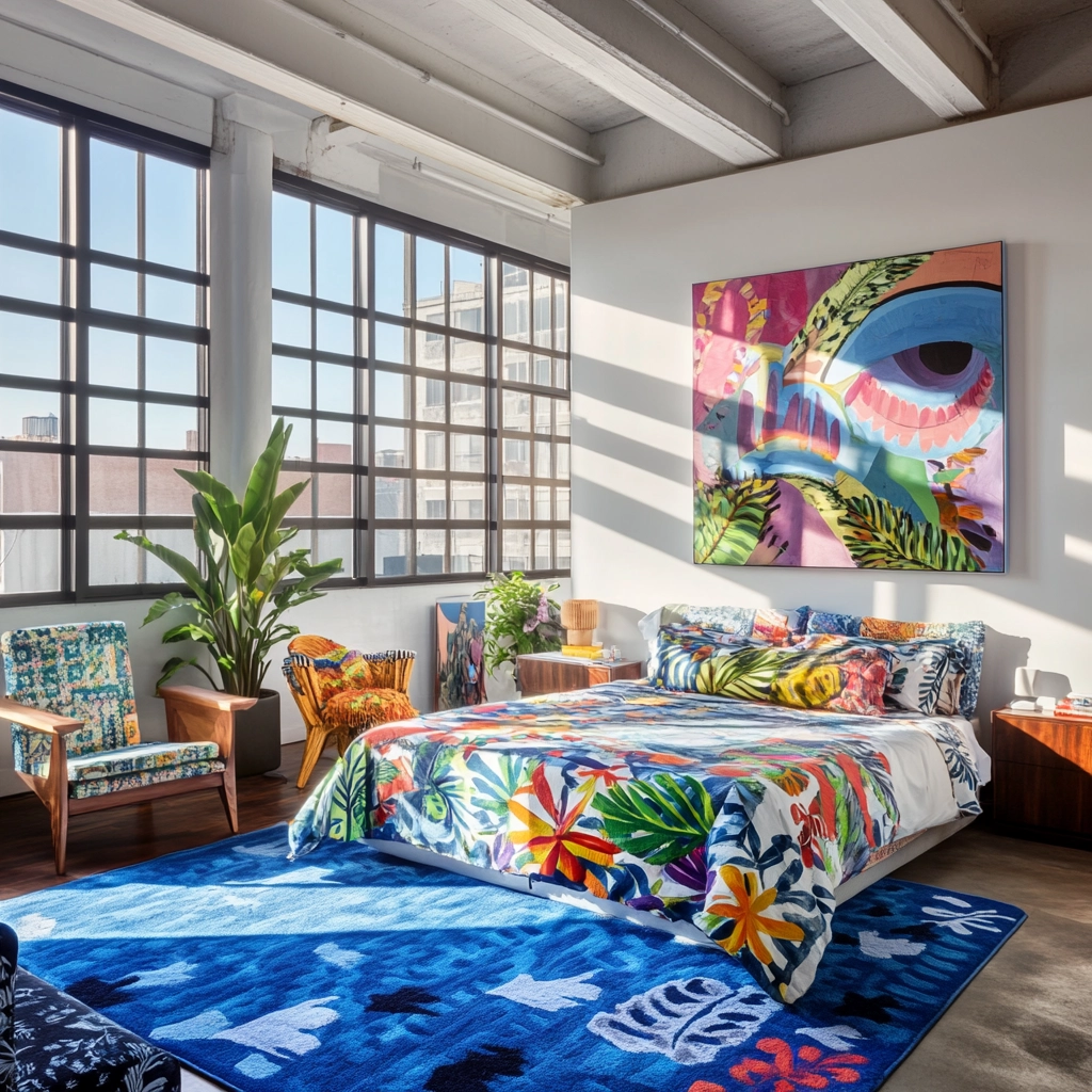 blue bedroom rug 48