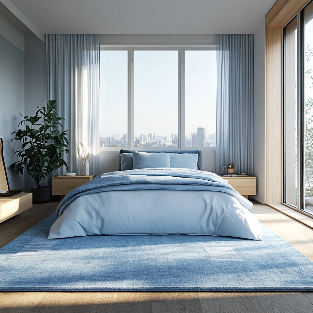 blue bedroom rug 49