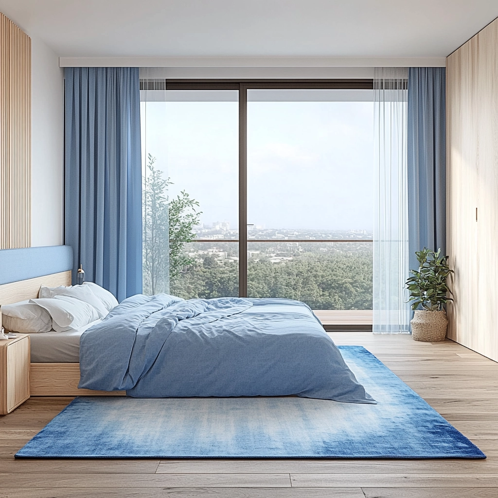 blue bedroom rug 52