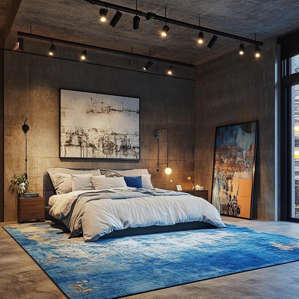 blue bedroom rug 61