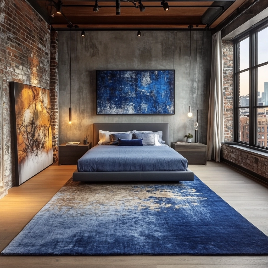 blue bedroom rug 62