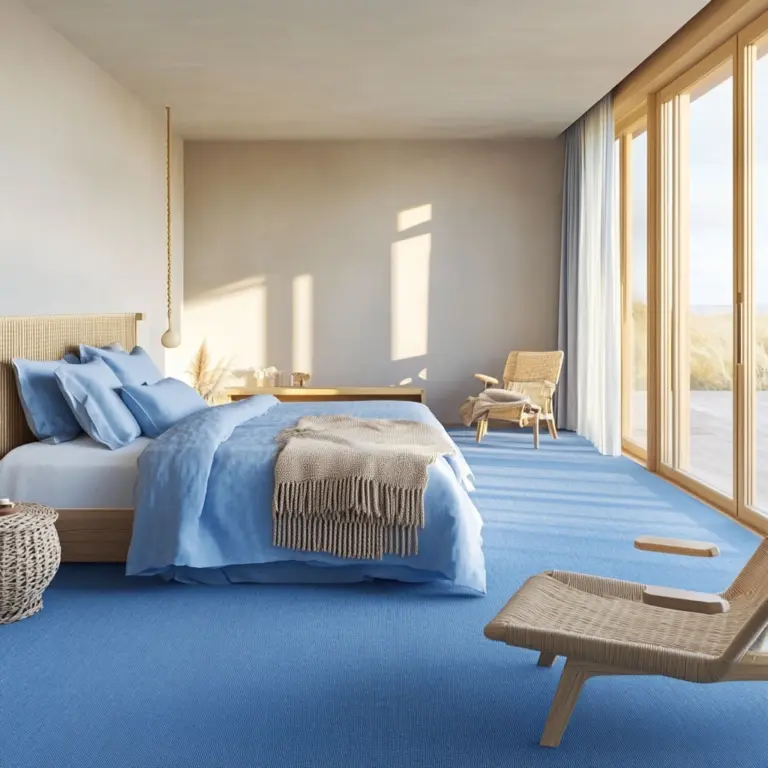 blue carpet bedroom 1