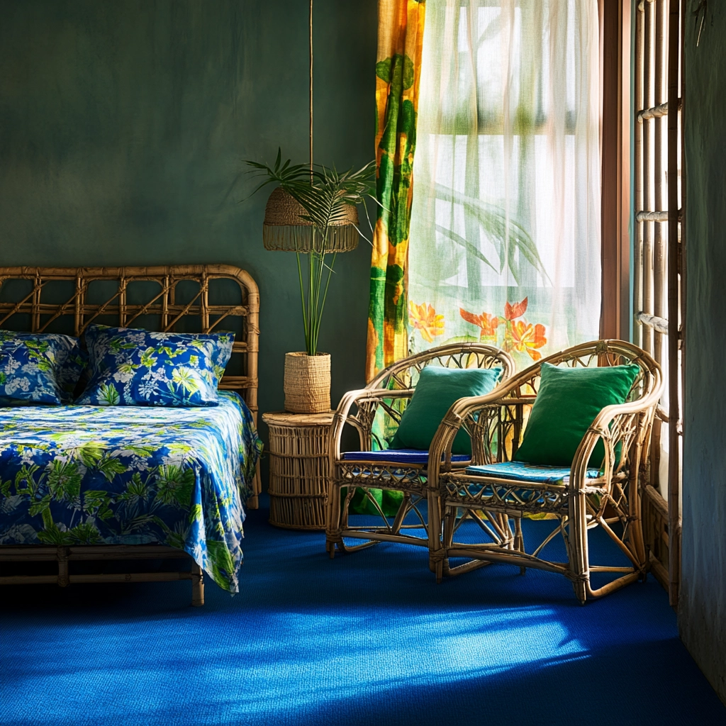 blue carpet bedroom 28