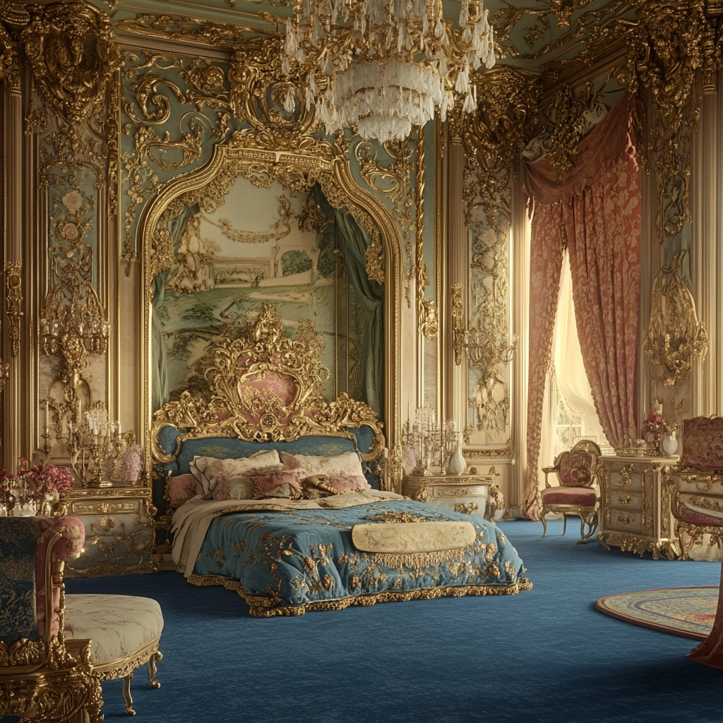 blue carpet bedroom 29