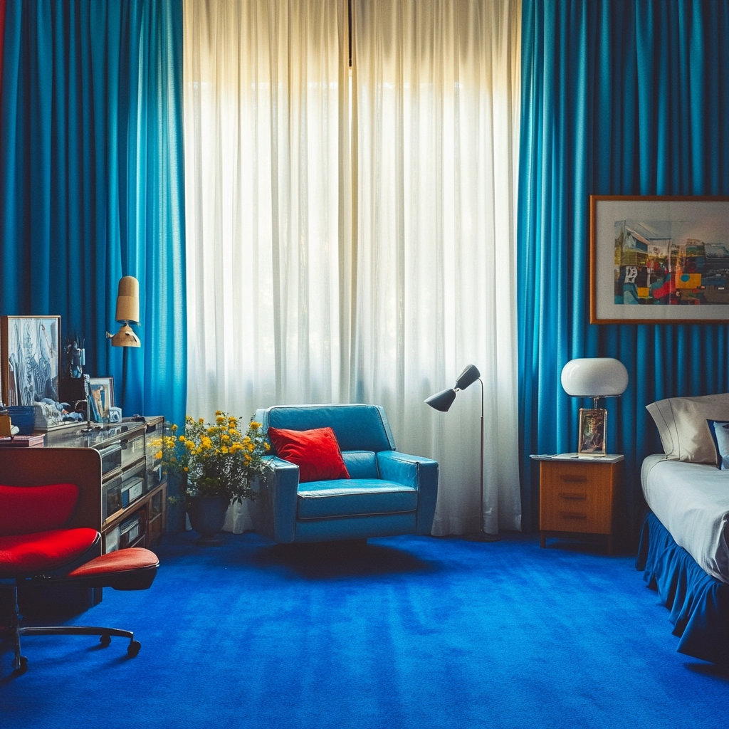 blue carpet bedroom 33