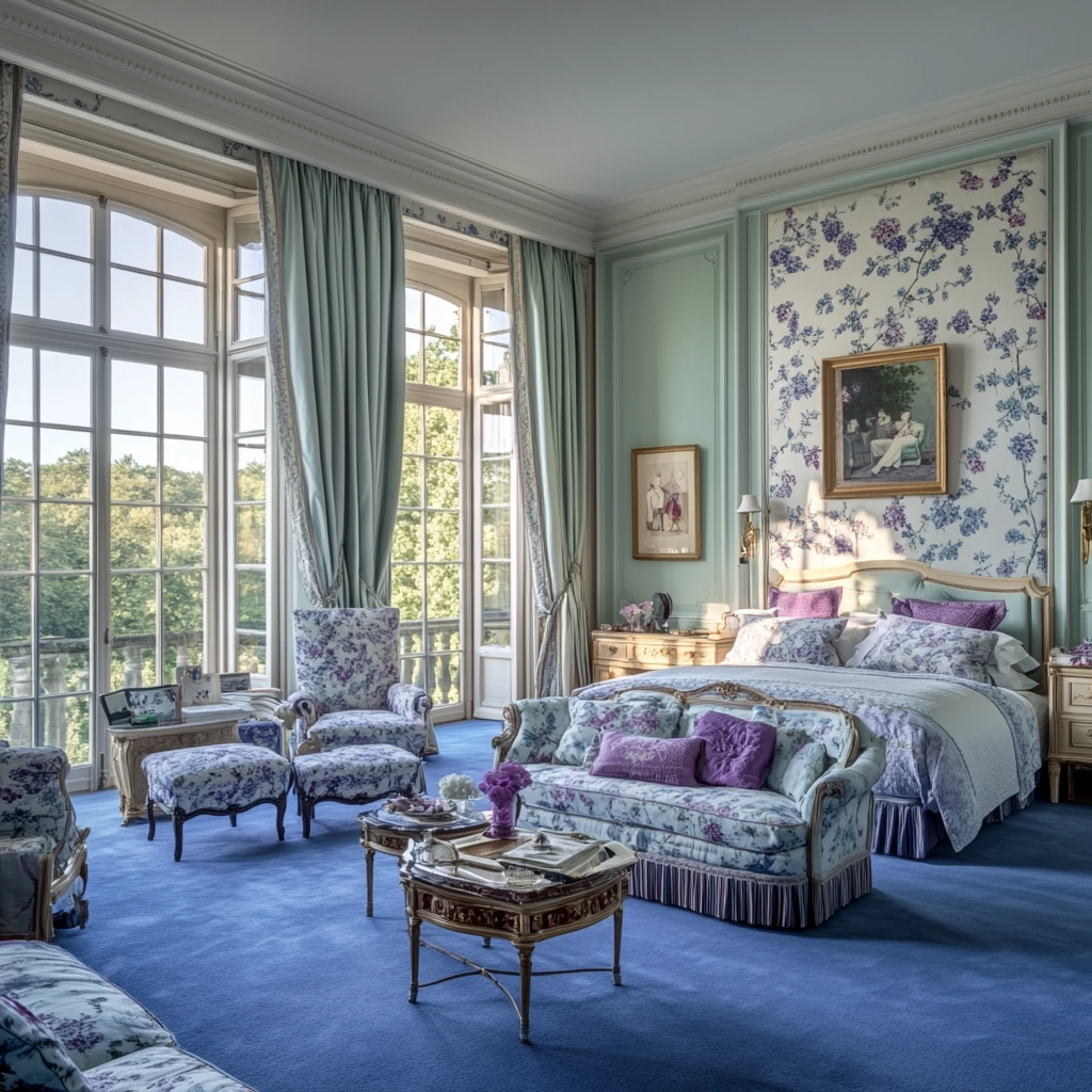 blue carpet bedroom 39