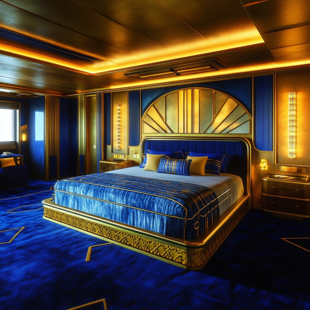 blue carpet bedroom 43