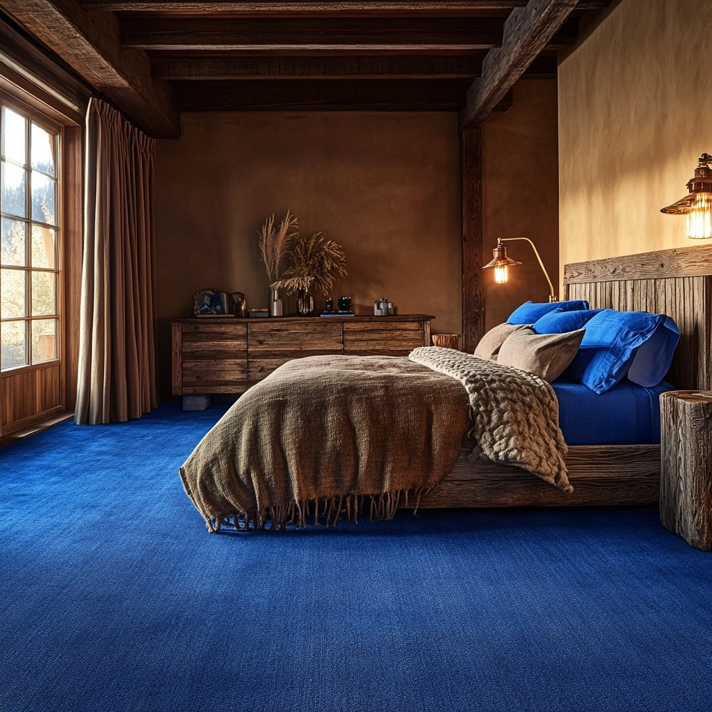 blue carpet bedroom 49