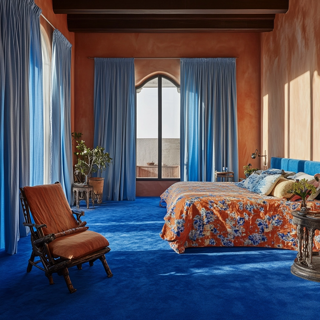 blue carpet bedroom 62