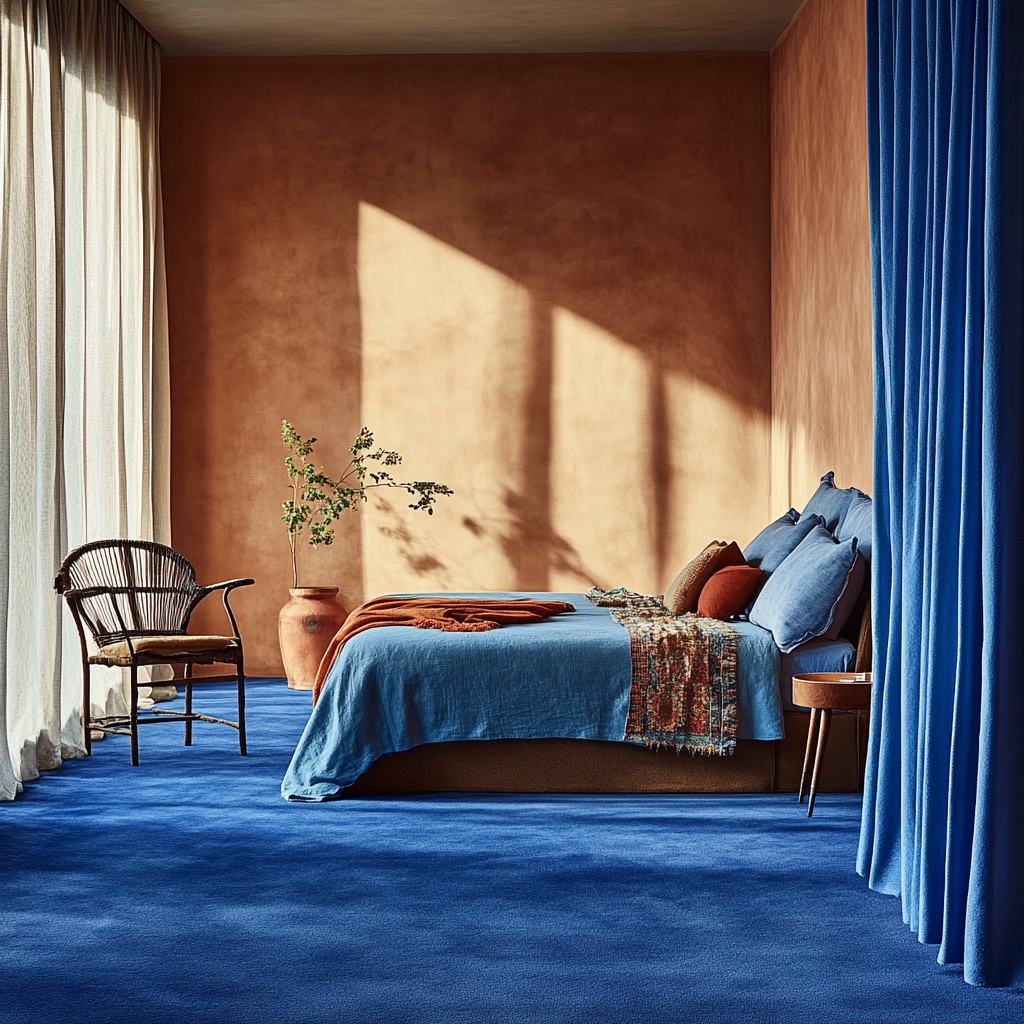 blue carpet bedroom 63