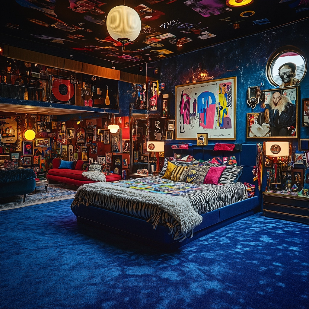 blue carpet bedroom 67