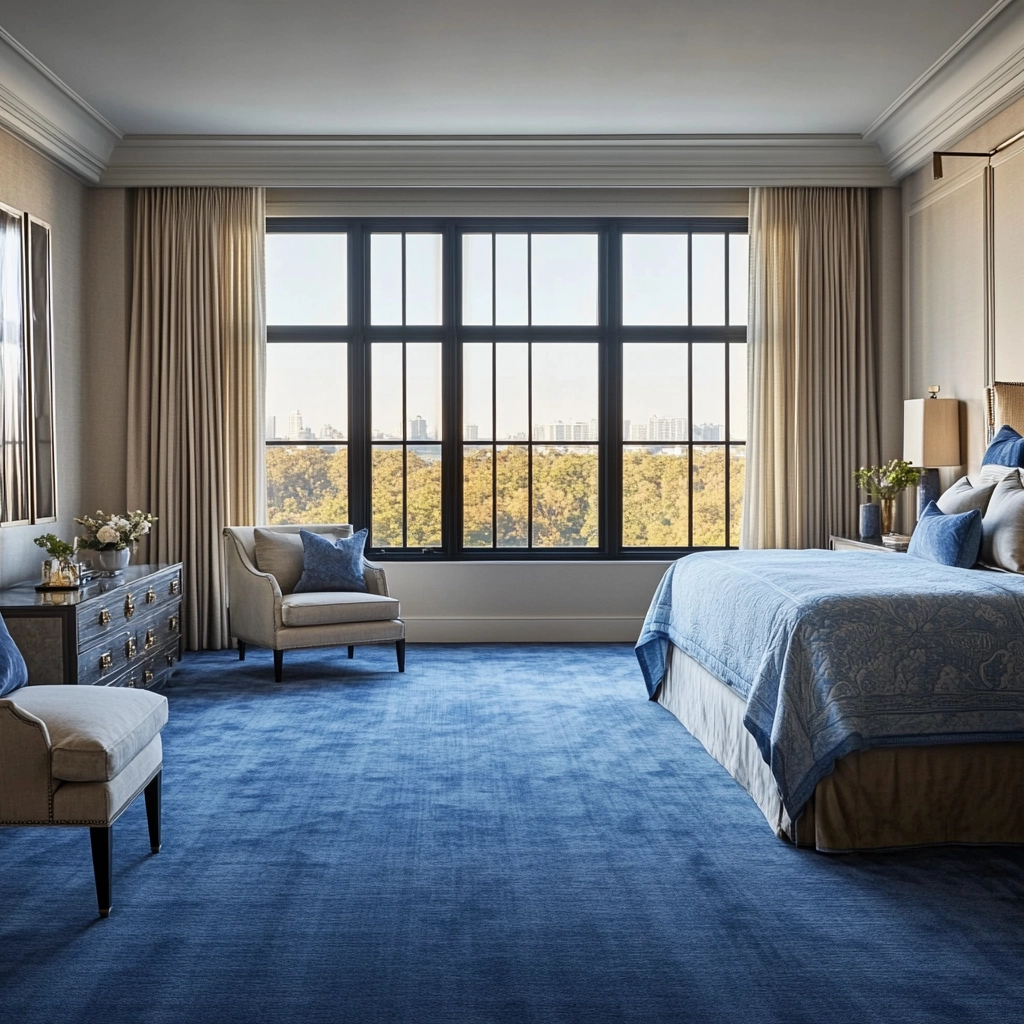 blue carpet bedroom 71