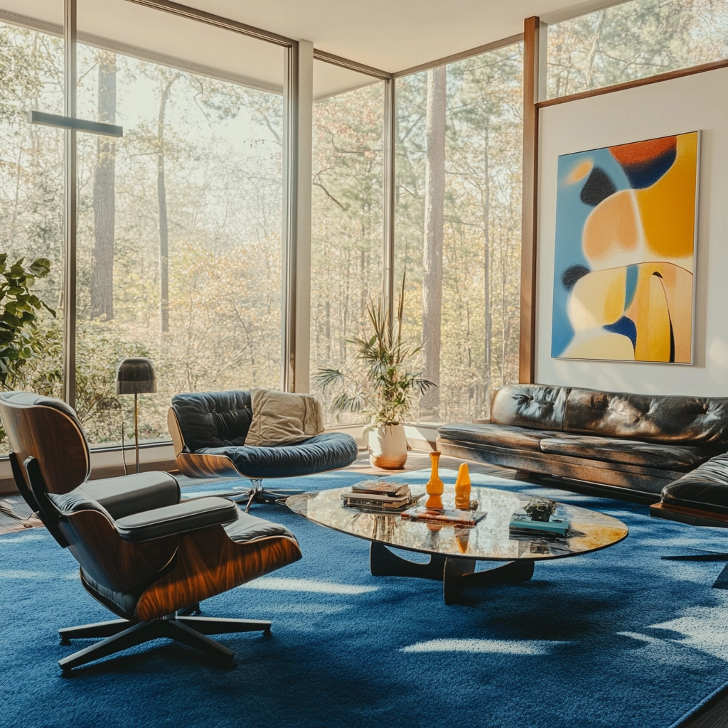 blue carpet living room 20
