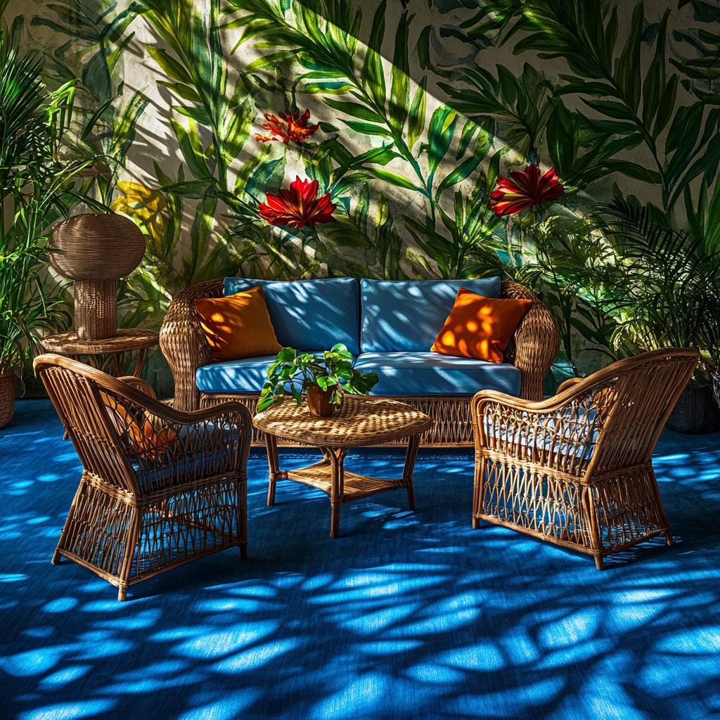 blue carpet living room 25