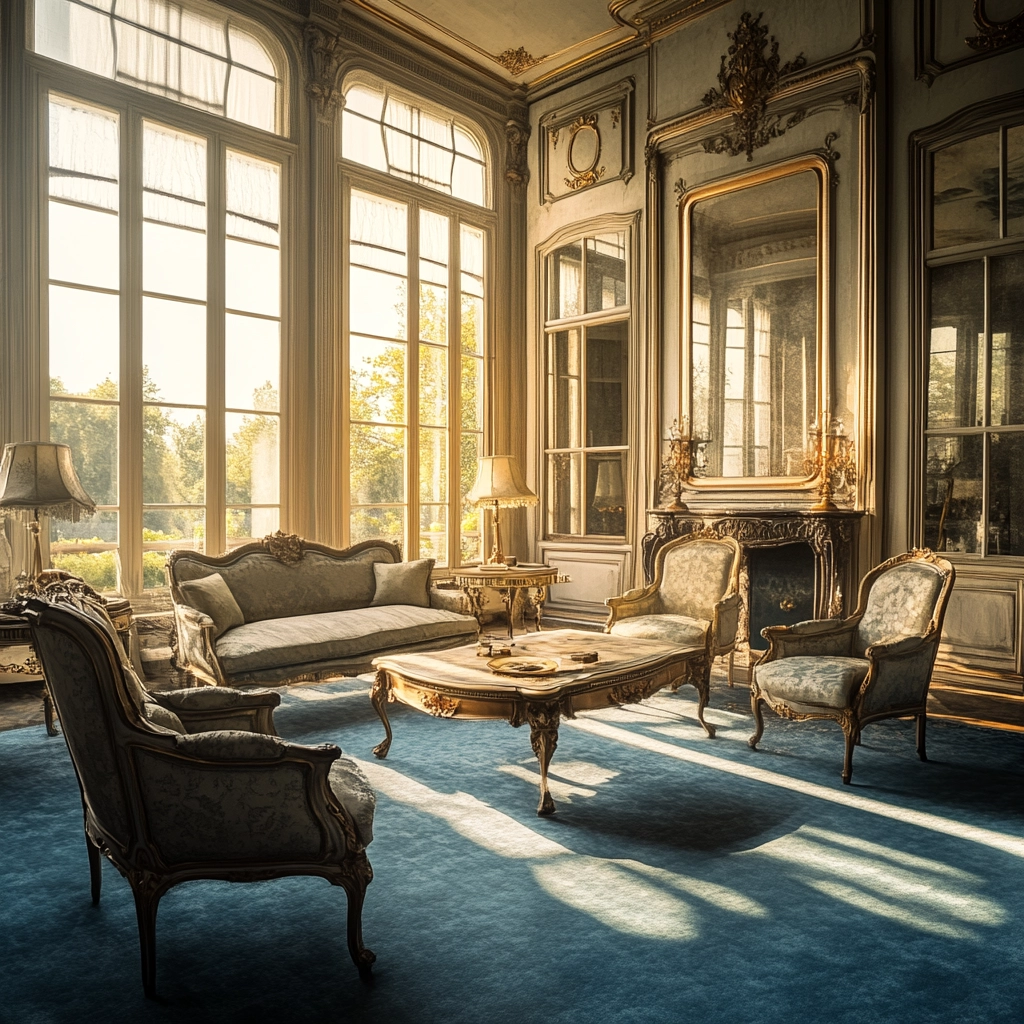 blue carpet living room 40