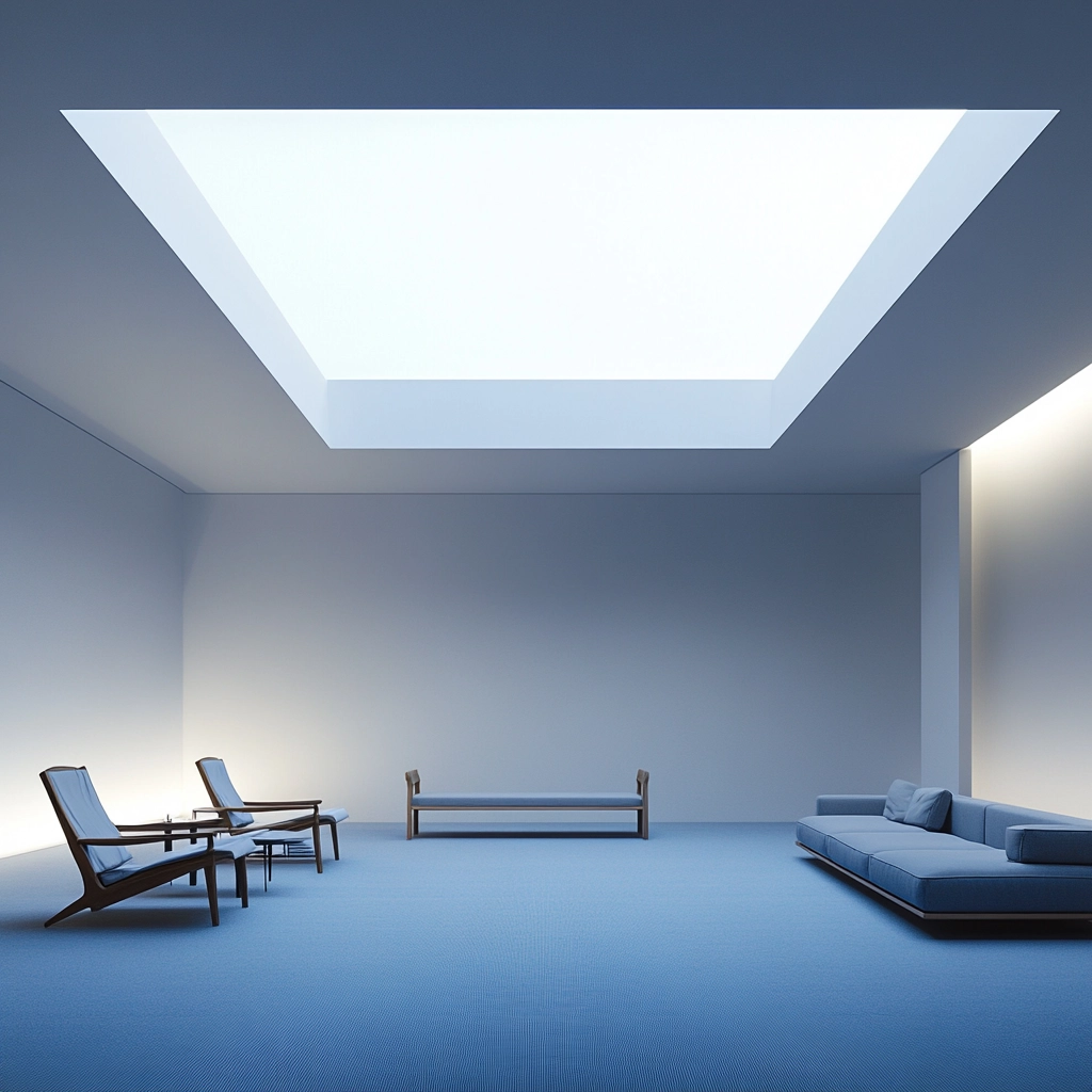 blue carpet living room 44