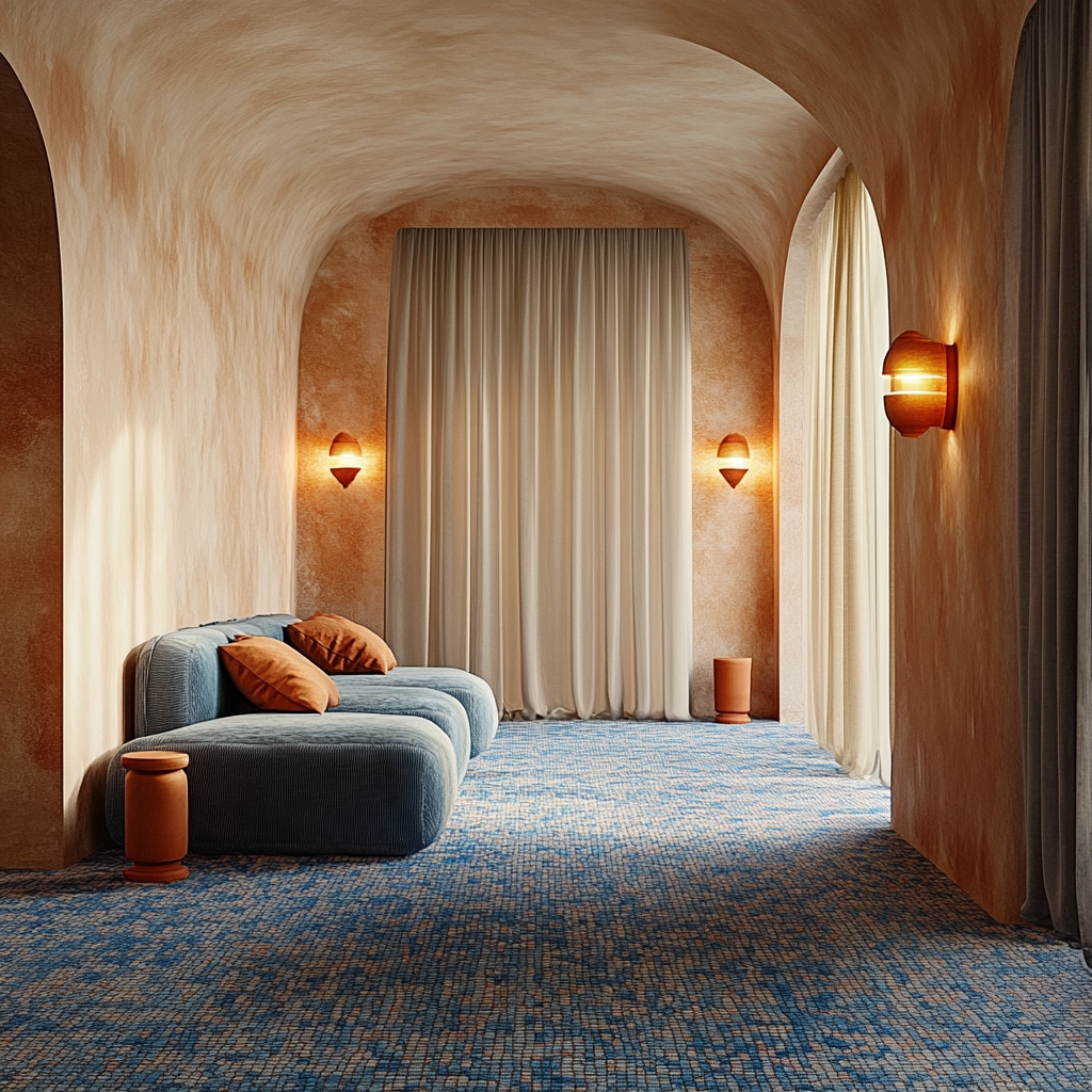 blue carpet living room 47