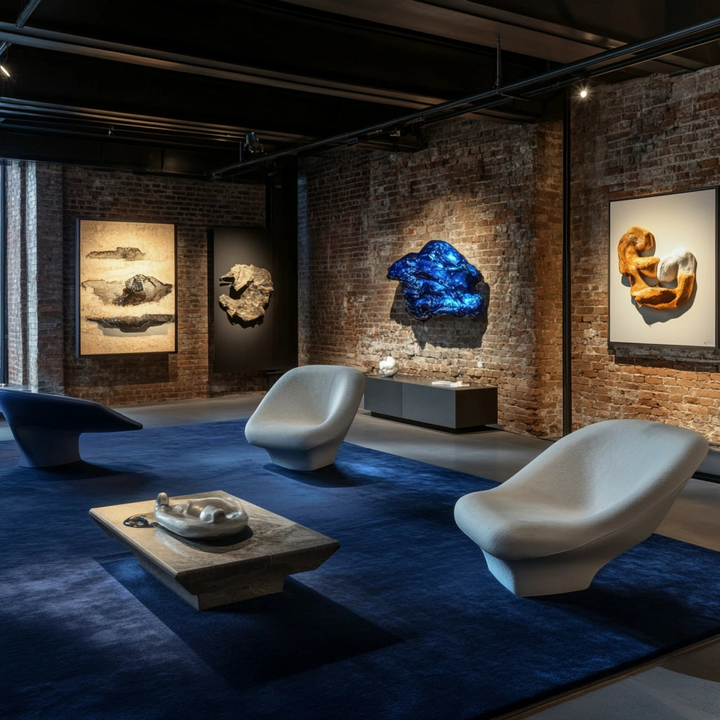 blue carpet living room 54