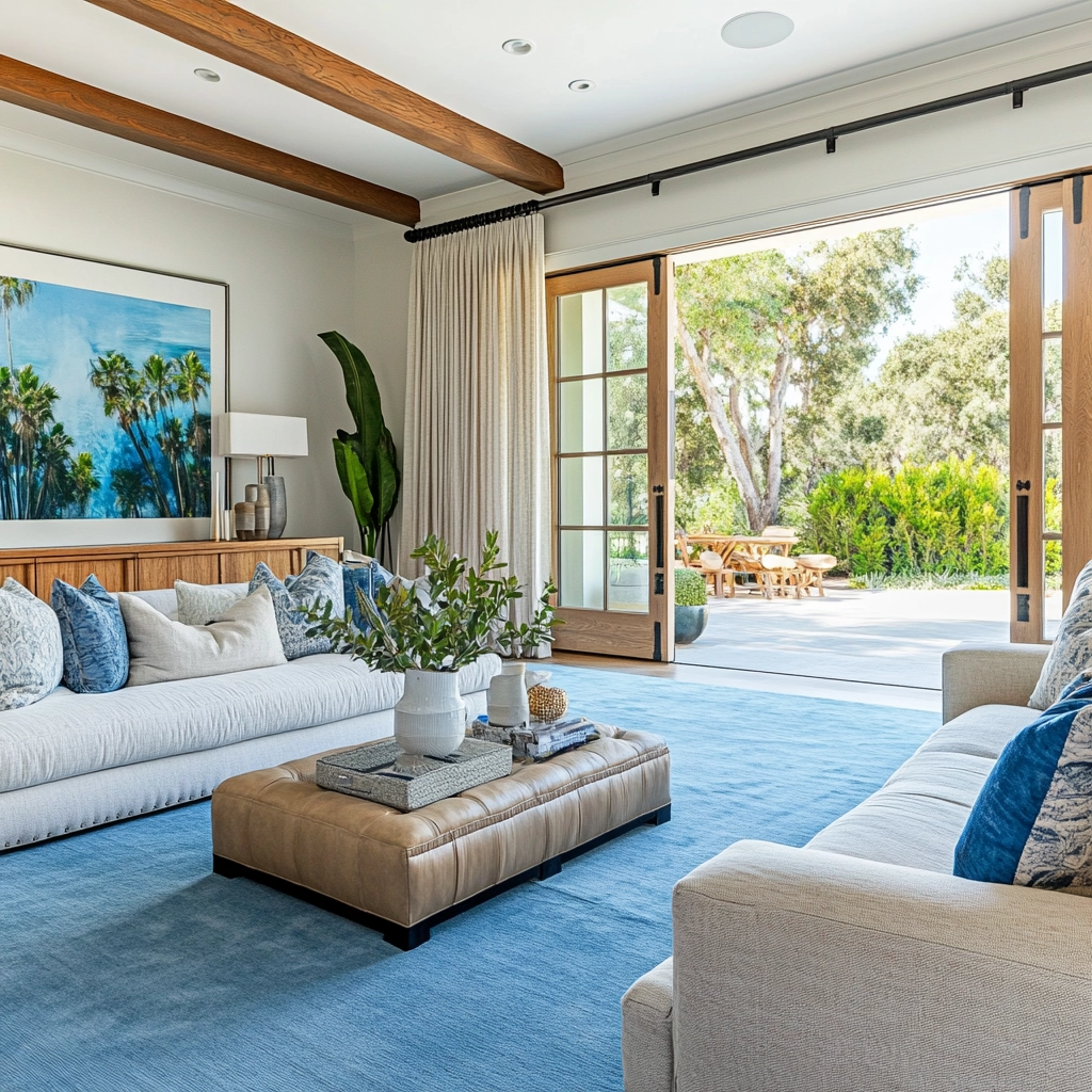 blue carpet living room 59