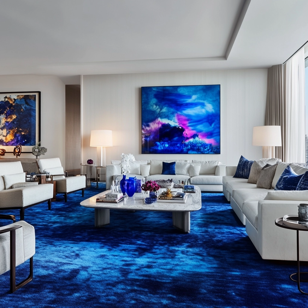 blue carpet living room 6