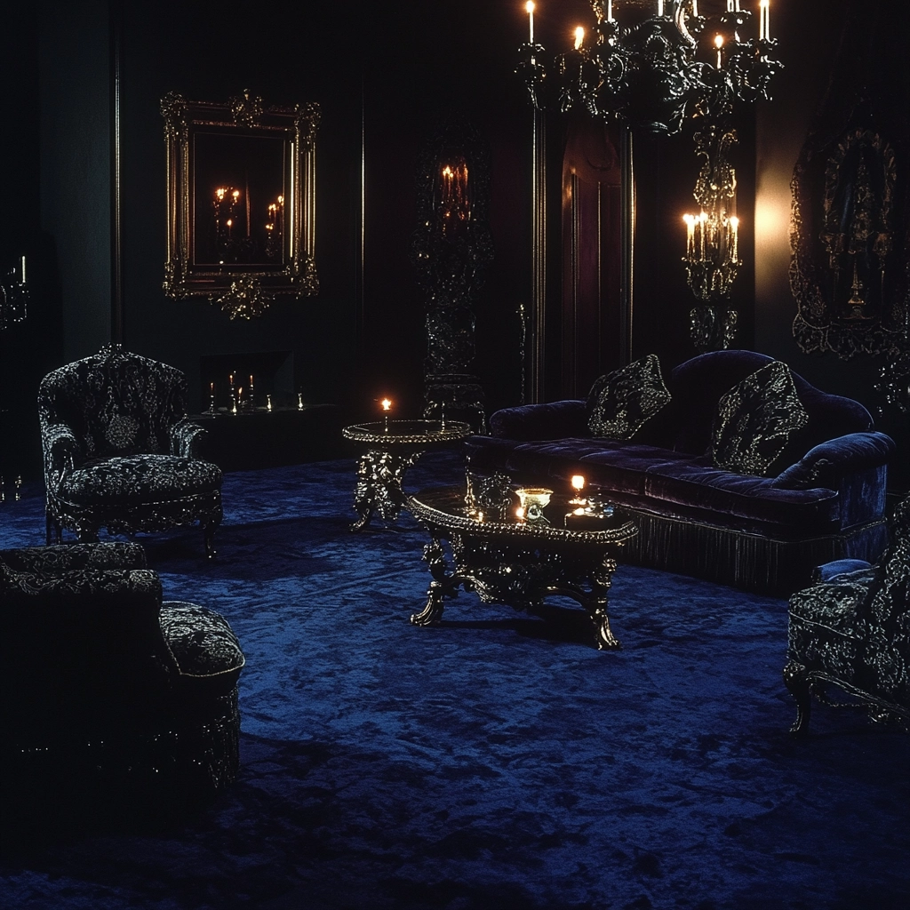 blue carpet living room 63