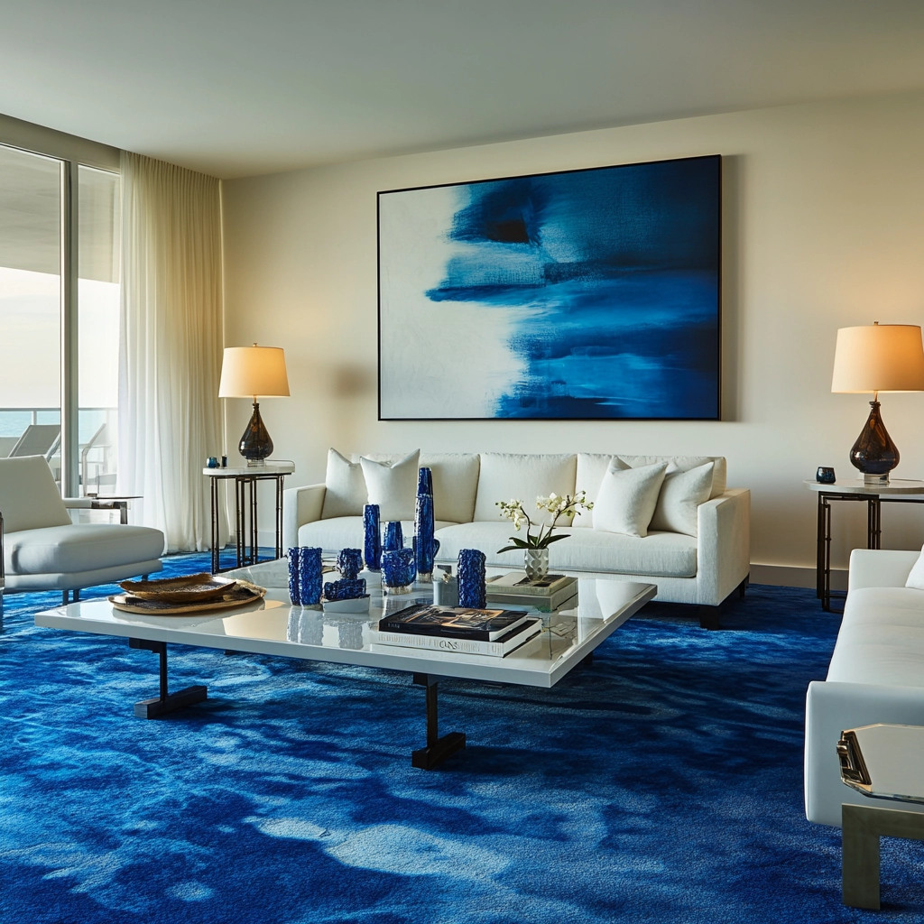 blue carpet living room 7
