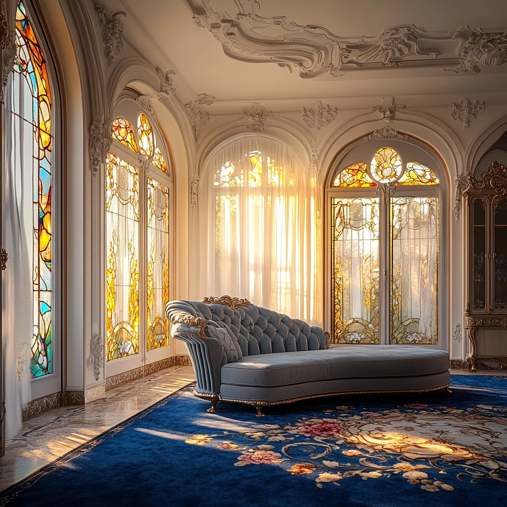 blue carpet living room 70